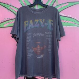 Photo detail:EAZY-E MINERAL WASH RAP TEE STYLE GRAPHIC T-SHIRT
