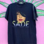 SADE PORTRAIT COTTON GRAPHIC T SHIRT