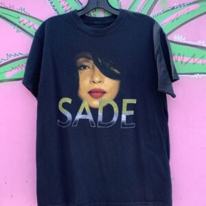 Photo detail:SADE PORTRAIT COTTON GRAPHIC T SHIRT