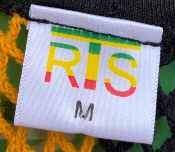 CUTE! RASTA COLORED NETTED CROPPED TANK TOP!