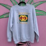 RETRO GUCCI PUFF PRINT PULLOVER SWEATSHIRT