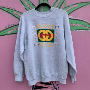 Photo detail:RETRO GUCCI PUFF PRINT PULLOVER SWEATSHIRT