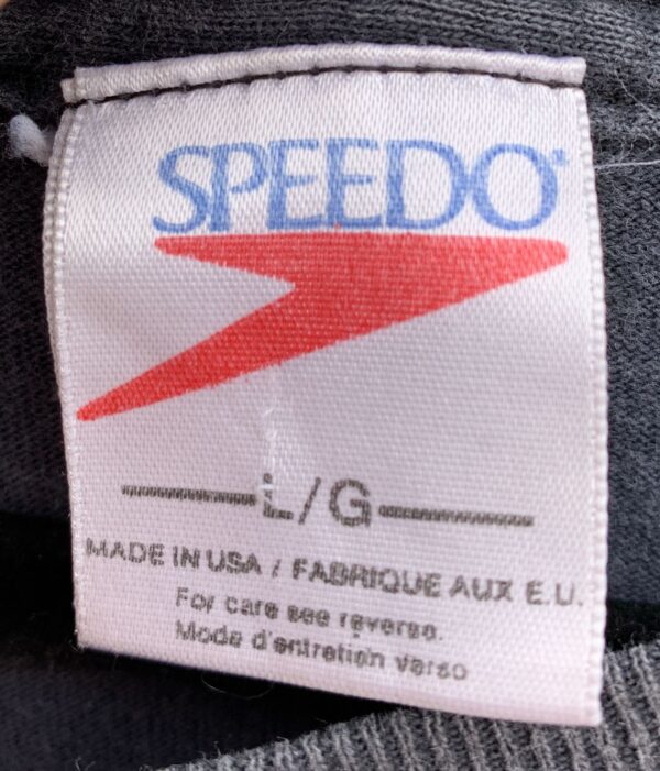 PERFECTLY FADED SPEEDO AQUATIC VOLLEY EQUIPE GRAPHIC T SHIRT SINGLE STITCH