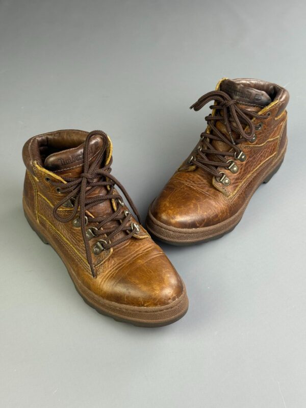 LEATHER LACE UP HIKING BOOTS