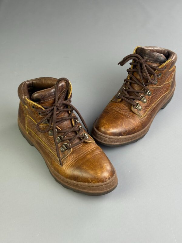 LEATHER LACE UP HIKING BOOTS
