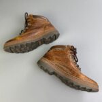 LEATHER LACE UP HIKING BOOTS