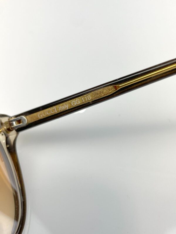 GORGEOUS! 1970S MADE IN ITALY CUSTOM OMBRE TINTED DEADSTOCK GUCCI SUNGLASSES
