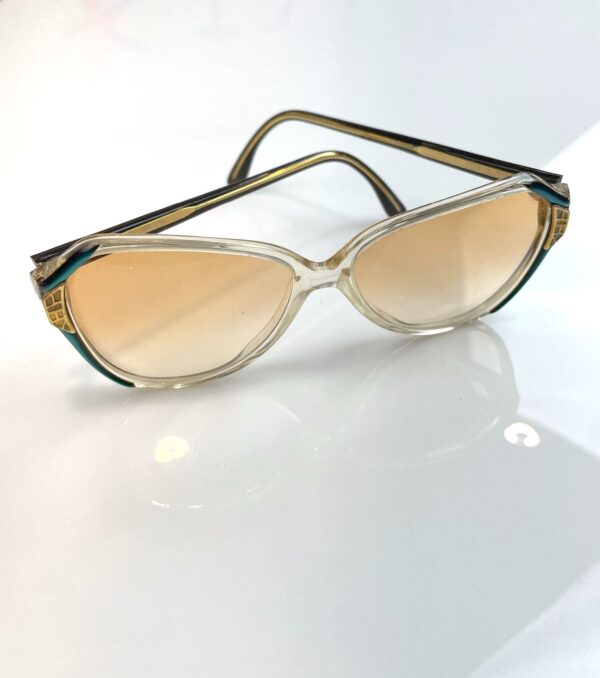 GORGEOUS! 1970S MADE IN ITALY CUSTOM OMBRE TINTED DEADSTOCK GUCCI SUNGLASSES
