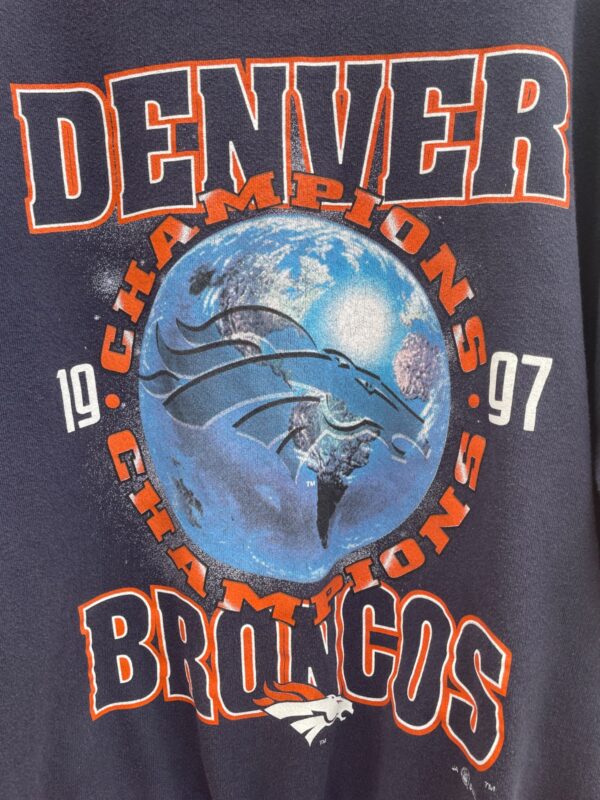 DENVER BRONCOS 1997 CHAMPIONS PULLOVER SWEATSHIRT