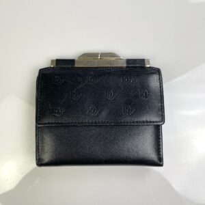 Photo detail:DIOR EMBOSSED LEATHER CHANGE WALLET W/ METAL SNAP CLOSURE