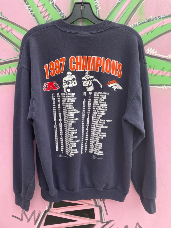 DENVER BRONCOS 1997 CHAMPIONS PULLOVER SWEATSHIRT