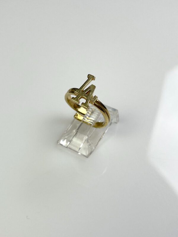 *HANDMADE IN LA* LADOUBLE WRAP SHANK POLISHED ANTIQUE BRASS ADJUSTABLE RING