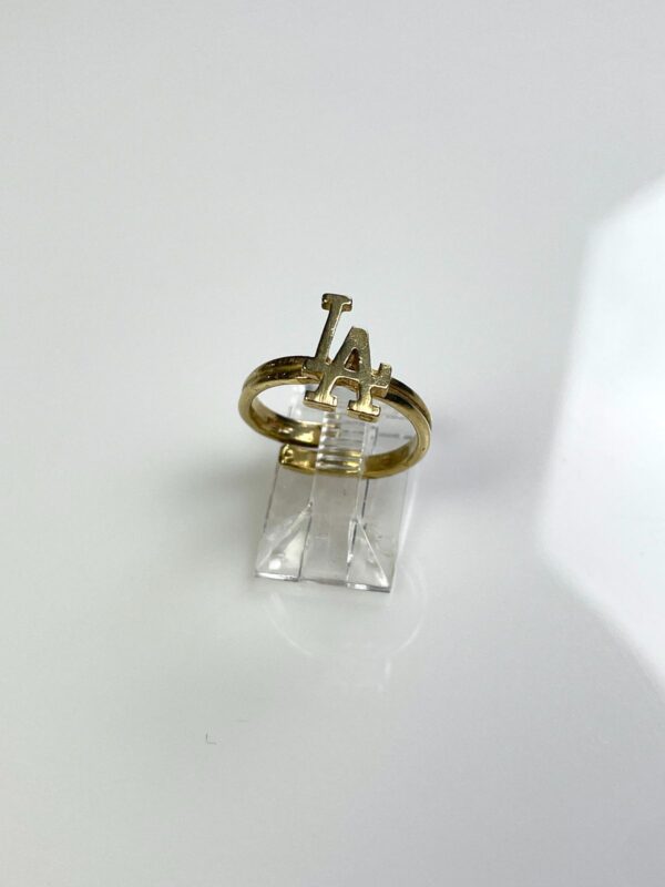 *HANDMADE IN LA* LADOUBLE WRAP SHANK POLISHED ANTIQUE BRASS ADJUSTABLE RING