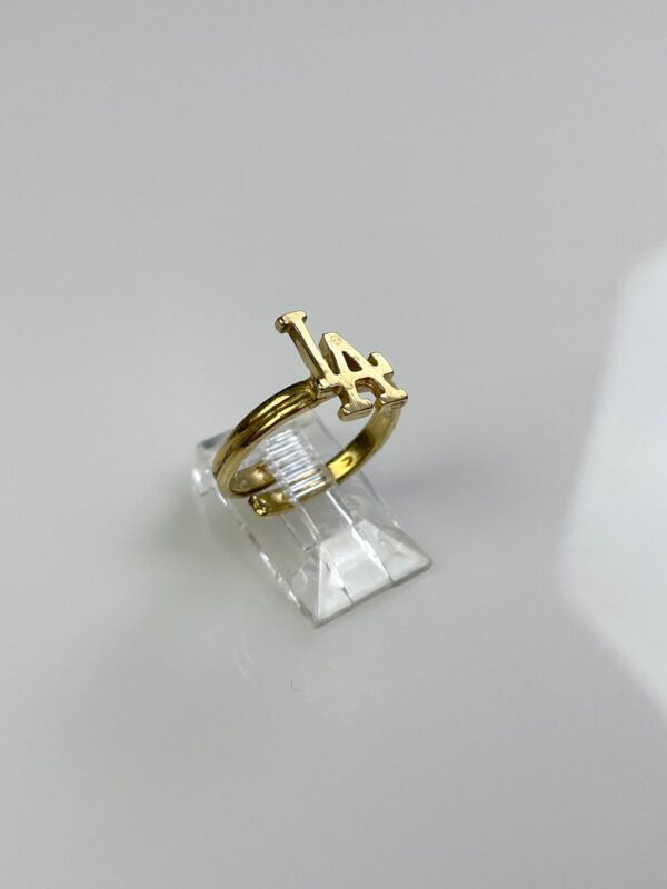 *HANDMADE IN LA* LADOUBLE WRAP SHANK POLISHED ANTIQUE BRASS ADJUSTABLE RING