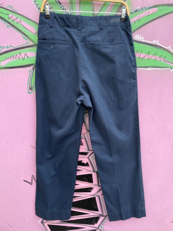 AS-IS RETRO UNIFORM WORK PANTS FRONT WELT POCKETS SCOVILL ZIPPER PULL