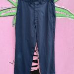 AS-IS RETRO UNIFORM WORK PANTS FRONT WELT POCKETS SCOVILL ZIPPER PULL