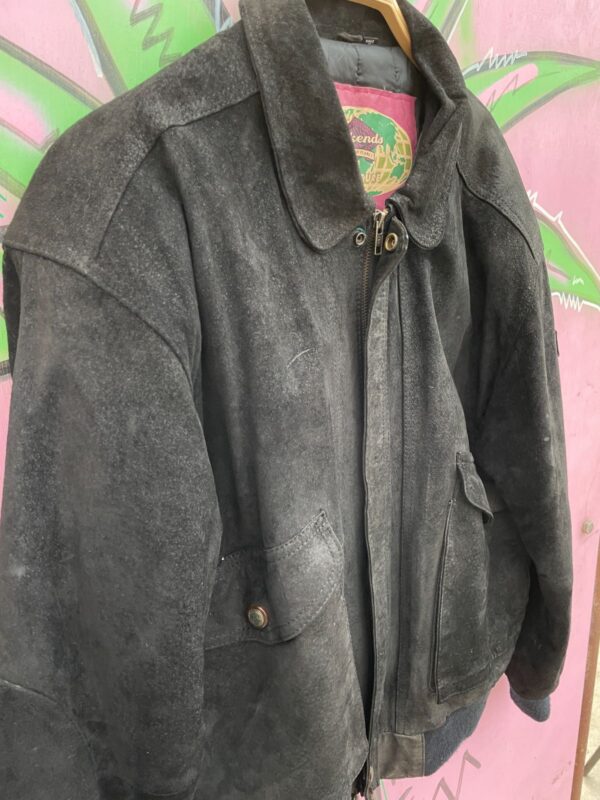 AS-IS OVERSIZED SUEDE LEATHER JACKET