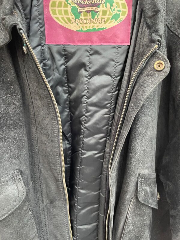 AS-IS OVERSIZED SUEDE LEATHER JACKET