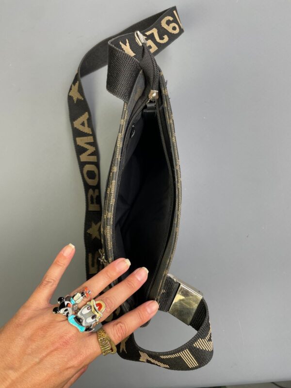 FENDI ZUCCA MONOGRAM MESSENGER PURSE