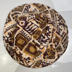 Photo detail:FUN! 1960S CRUSHABLE TIKI PRINT BUCKET HAT