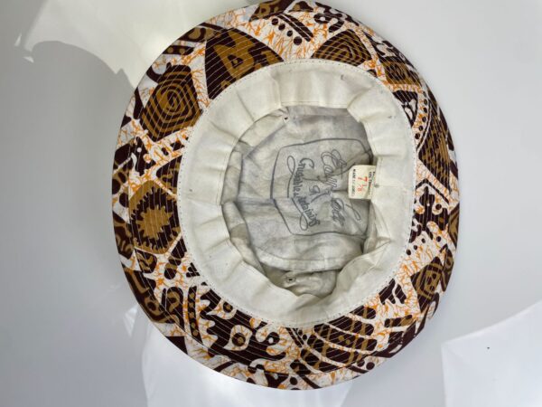 FUN! 1960S CRUSHABLE TIKI PRINT BUCKET HAT