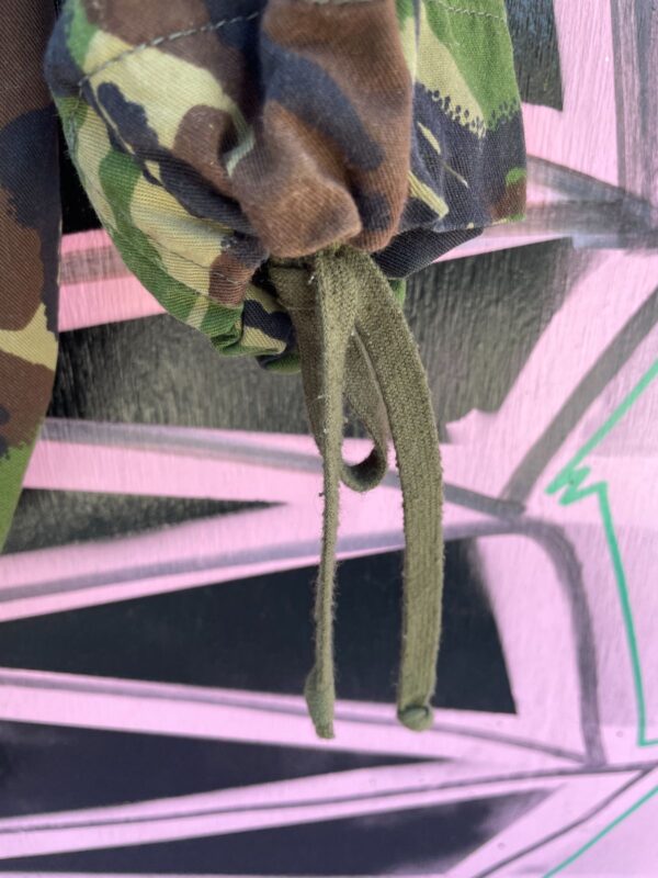 SUPER SOFT! BRITISH MILITARY WOODLAND CAMO TROUSERS UNIQUE DRAWSTRING - NATO BADGE