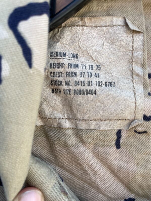 CLASSIC DESERT CAMO MILITARY JACKET