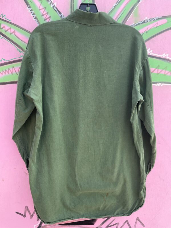 100% COTTON EUROPEAN MILITARY LONG SLEEVE COLLARED SMOCK STYLE SHIRT