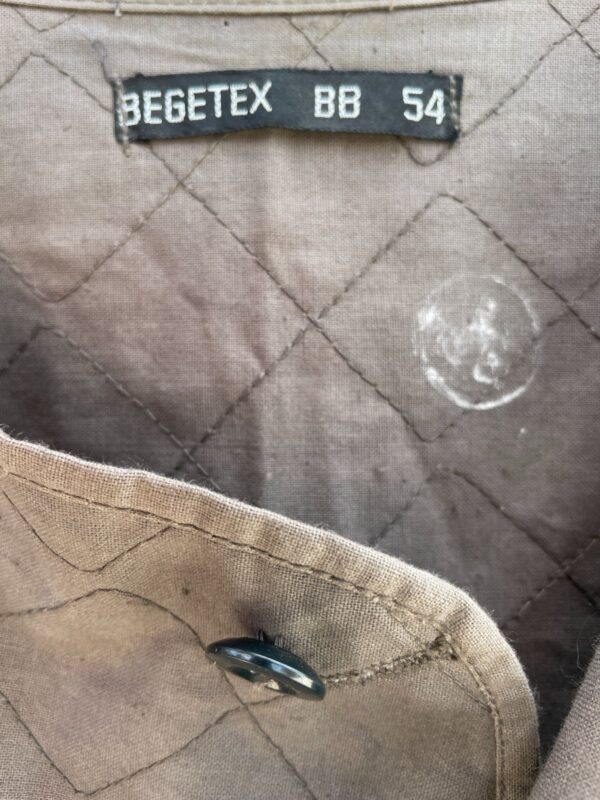 BELGIAN MILITARY QUILTED VEST DOUBLE FRONT POCKETS