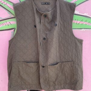 Photo detail:BELGIAN MILITARY QUILTED VEST DOUBLE FRONT POCKETS