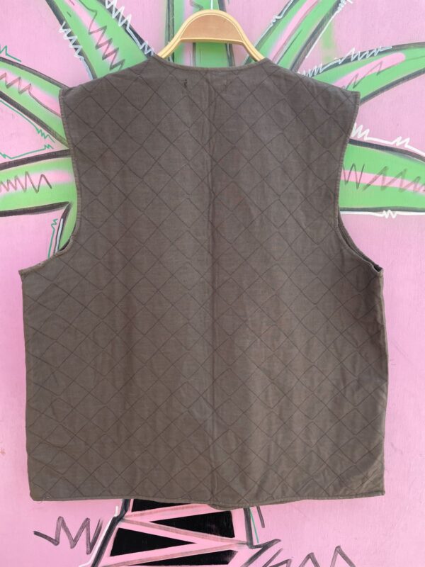 BELGIAN MILITARY QUILTED VEST DOUBLE FRONT POCKETS