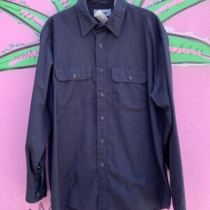 Photo detail:AS-IS RETRO LONG SLEEVE BUTTON DOWN WORK SHIRT