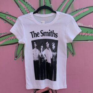 Photo detail:BOOTLEG THE SMITHS BAND BABY TEE T-SHIRT