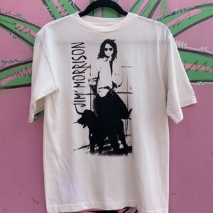 Photo detail:AWESOME BOOTLEG JIM MORRISON GRAPHIC T-SHIRT