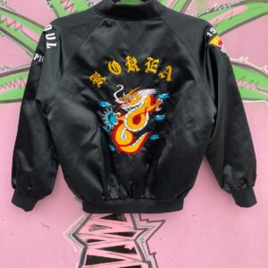 Photo detail:EMBROIDERED SATIN SEOUL KOREA OLYMPICS SOUVENIR JACKET