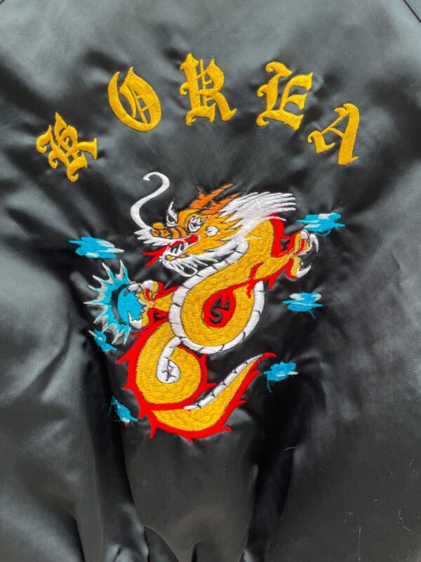 EMBROIDERED SATIN SEOUL KOREA OLYMPICS SOUVENIR JACKET