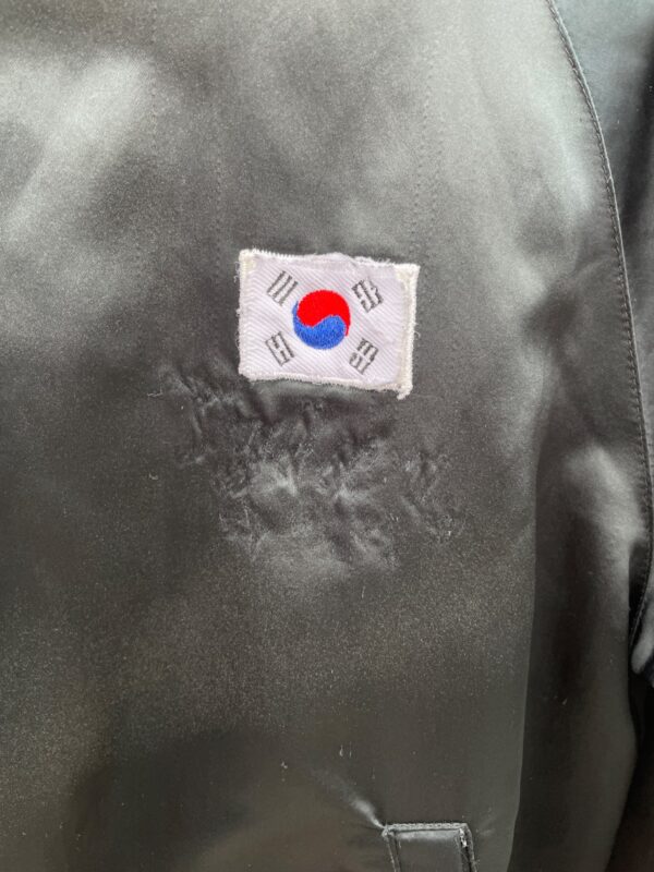 EMBROIDERED SATIN SEOUL KOREA OLYMPICS SOUVENIR JACKET
