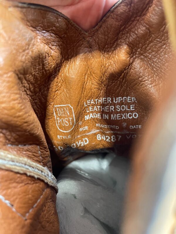 *AS-IS* GORGEOUS! HAND STITCHED SUPPLE LEATHER COWBOY BOOTS MADE IN MEXICO