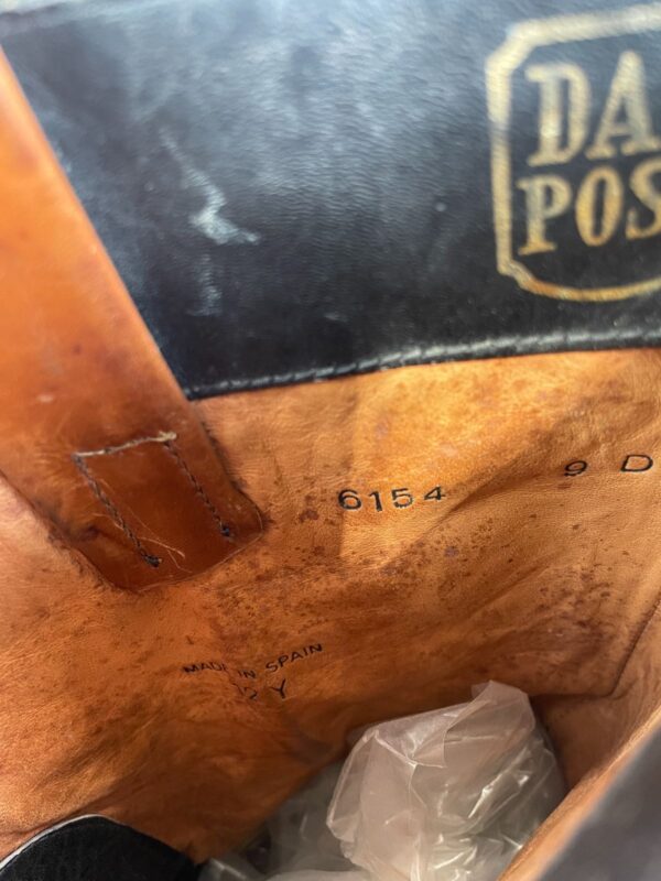 KILLER! MADE IN SPAIN!! STITCHED LEATHER POINTED TOE COWBOY BOOTS