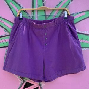 Photo detail:*AS-IS* 1980S-90S 100% COTTON ELASTIC WAIST SHORTS