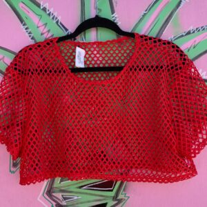 Photo detail:SUPER CROPPED! SHEER NETTED TOP