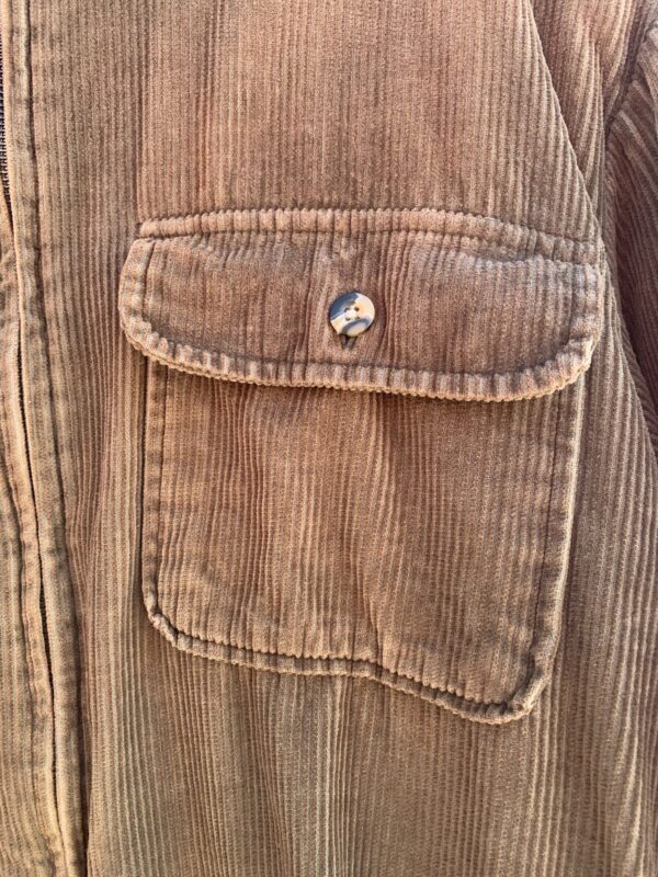 *AS-IS* SHERPA LINED CORDUROY ZIP-UP JACKET