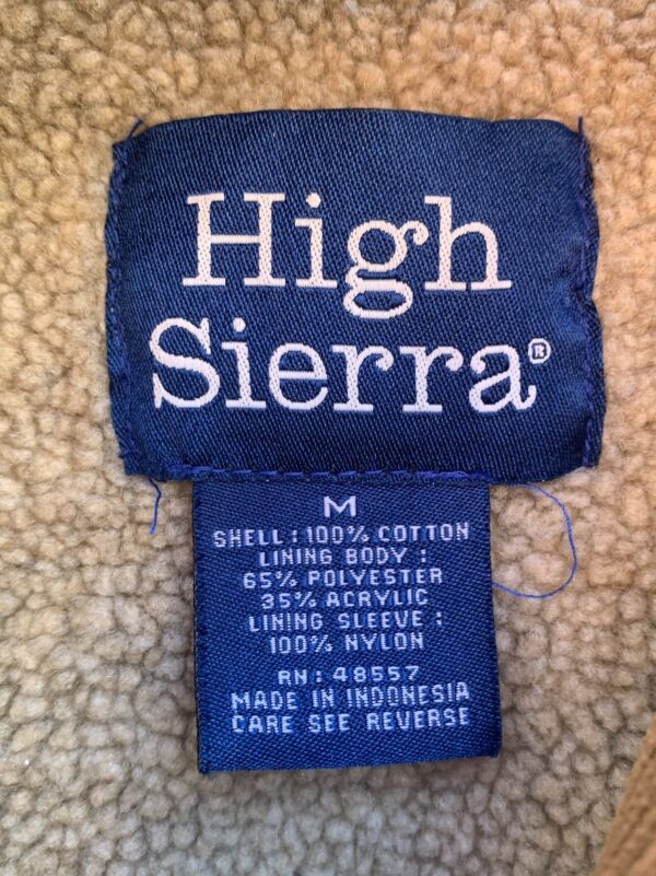 *AS-IS* SHERPA LINED CORDUROY ZIP-UP JACKET