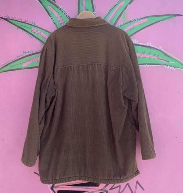 *AS-IS* SHERPA LINED CORDUROY ZIP-UP JACKET