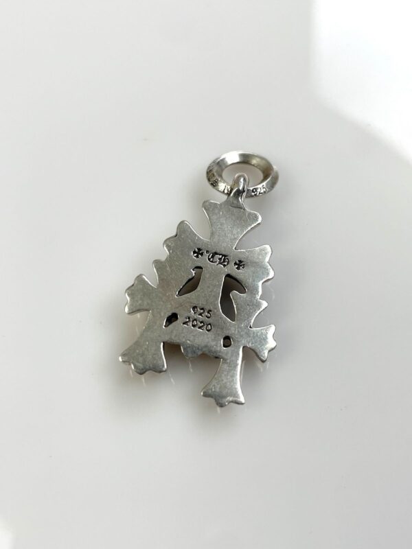 925 STERLING SILVER CHROME HEARTS TRIPLE CROSS PENDANT *MARKED 2020