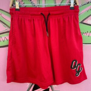 Photo detail:MADE IN HAWAII ! CLASIC RED BASKETBALL SHORTS