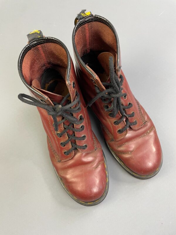 *AS-IS* OXBLOOD RED DOC MARTEN 16 HOLE LACE UP BOOTS