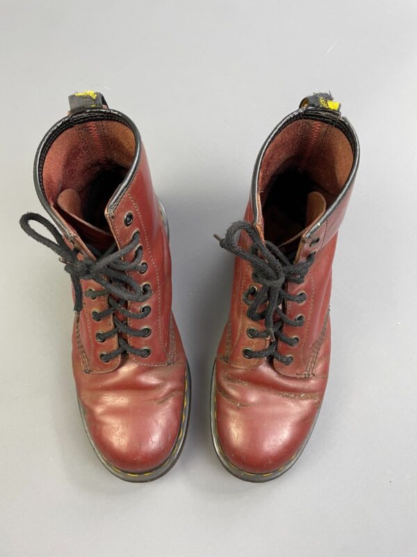 *AS-IS* OXBLOOD RED DOC MARTEN 16 HOLE LACE UP BOOTS
