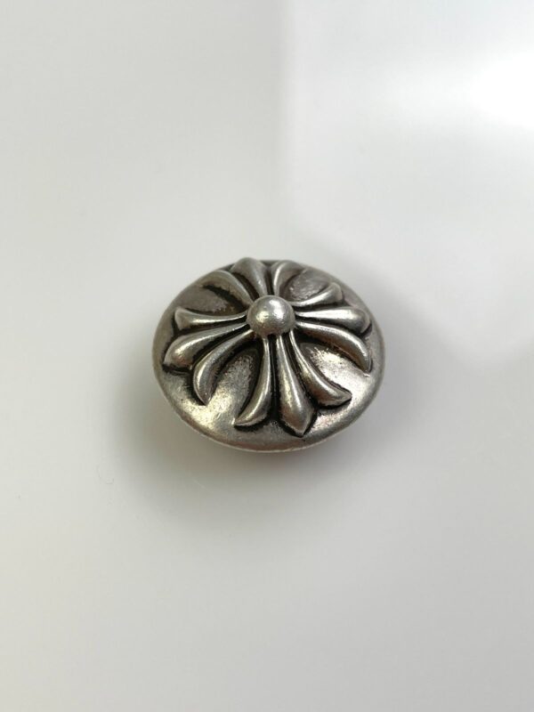 CLASSIC 925 STERLING SILVER CHROME HEARTS PONYTAIL SLIDER