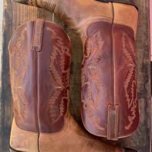 Photo detail:LIZARD TIP TWO TONE COWBOY BOOTS